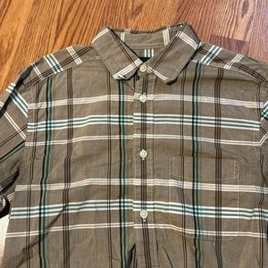 Long sleeve Small Brown gap button up shirt